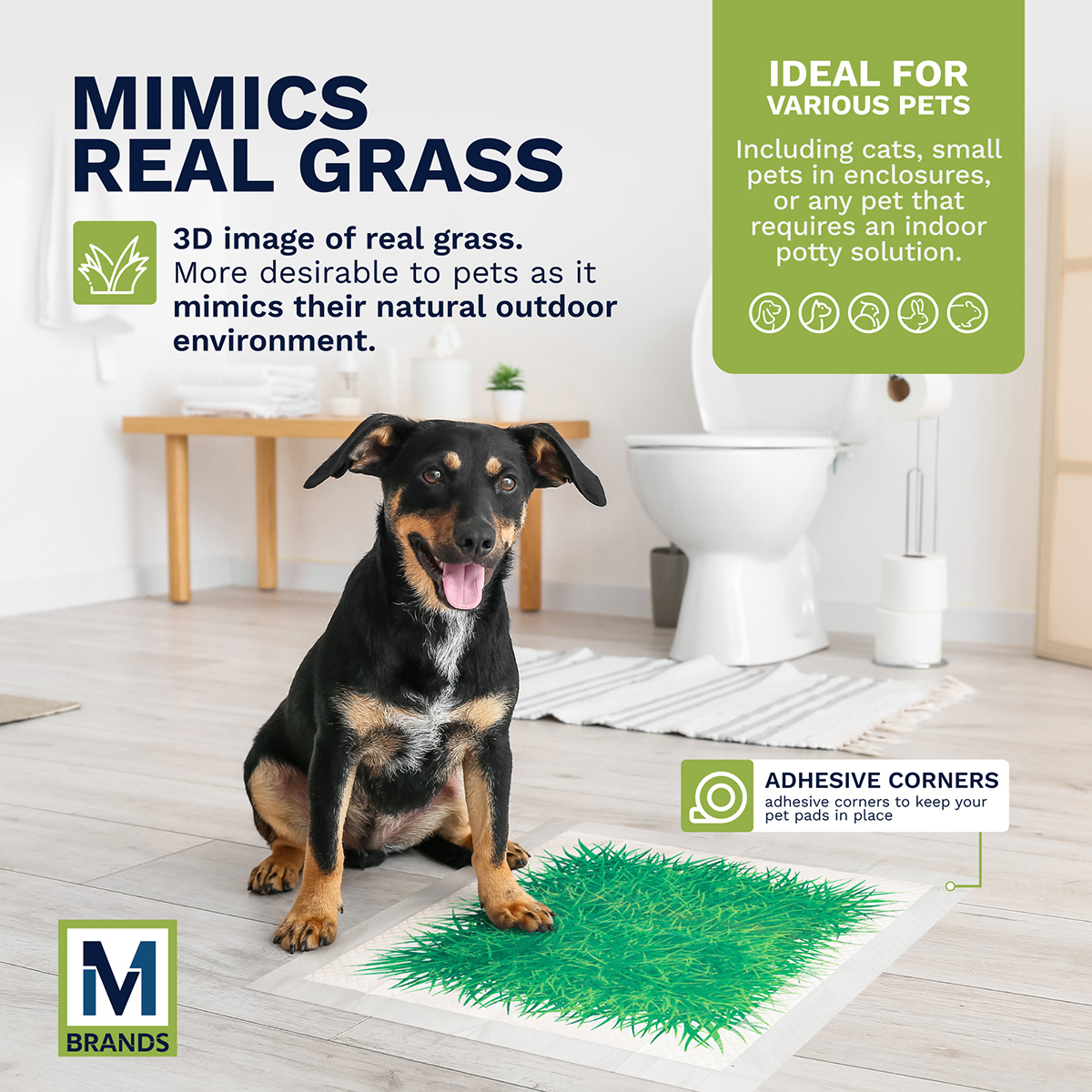 Big Dawgs - M Brands - Grass Pee Pads - Block